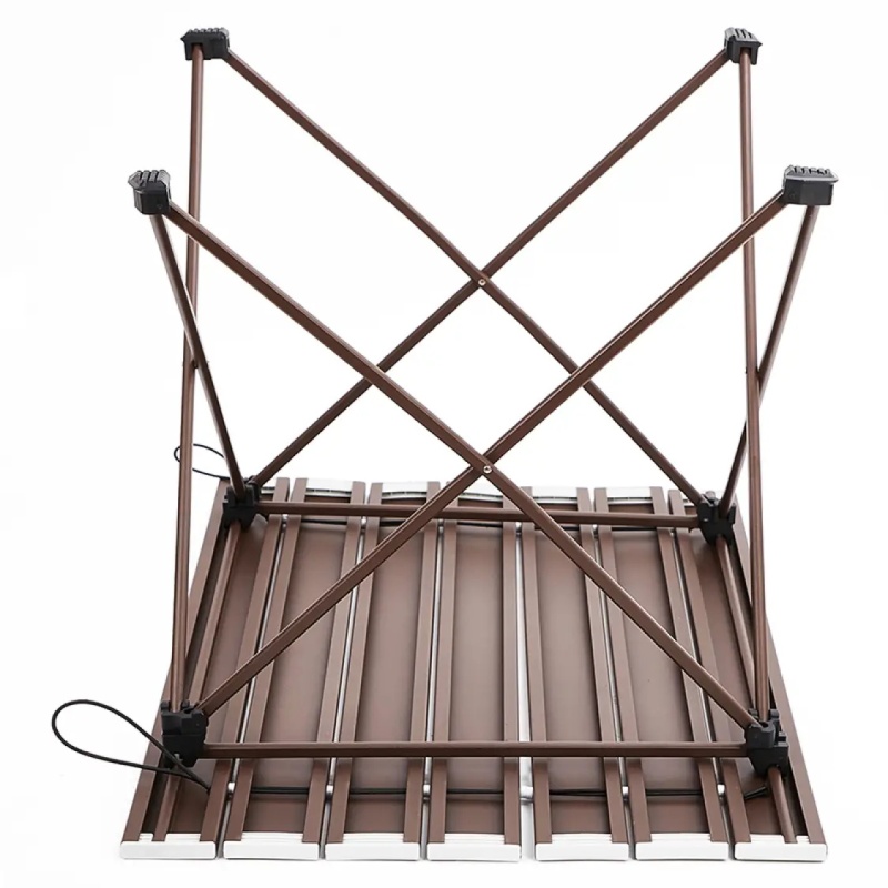 Outdoor Patio Garden Lightweight Aluminum  Folding Small Camping Table