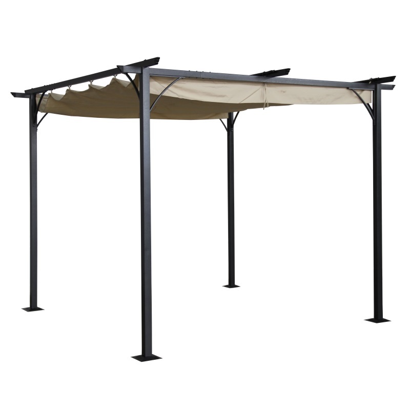 Outdoor garden movable type pergola sunshade pavilion gazebo tent
