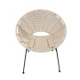 Modern Patio Chaise  Rattan Wicker Dining Chairs Outdoor Garden Chair Sectional Sofa Chair