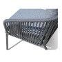 Modern Rattan Outdoor chair Set 3 Pcs Garden Chair Sofa Kd Design with Table