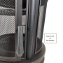 Outdoor black high-heat-resistant paint   with cast iron grills cooking fire pit