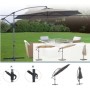 Outdoor Furniture Sunshade Umbrella Parasol Garden  Patio Square  Umbrella