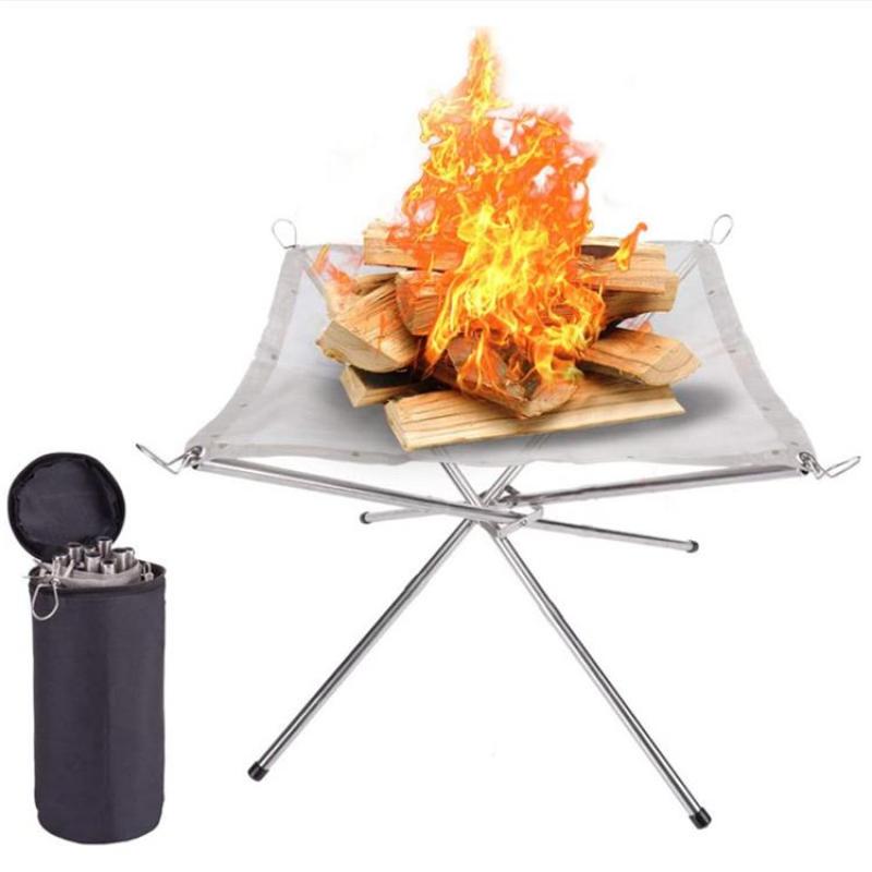 Multi-functions Portable Outdoor Camping Stainless Steel Storage Box