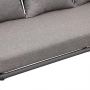 Outdoor Aluminum  sofa set aluminium frame  3 pcs KD sofa set