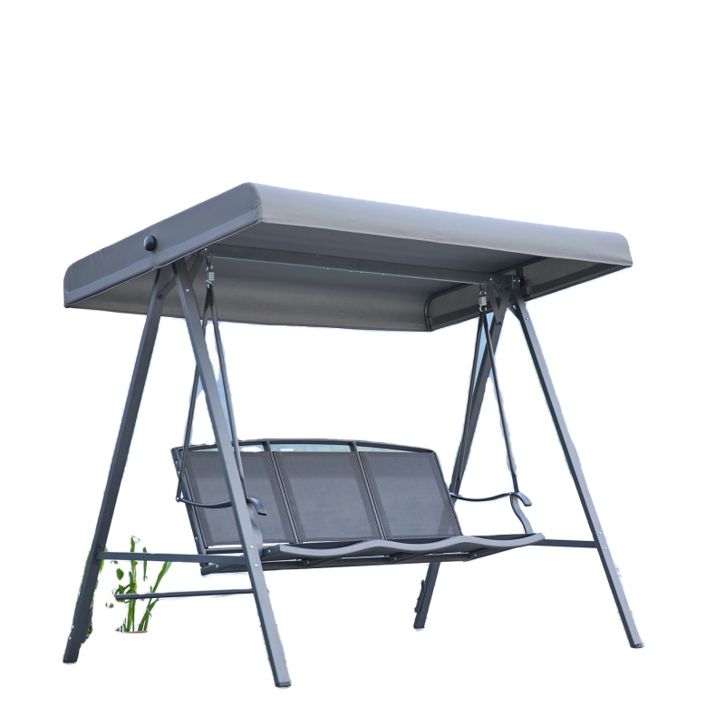 YOHO Hot Sale Outdoor patio garden hanging chair swing set outdoor leisure Patio swings with canopy for kids