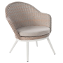 3pcs Rattan sofa chair Luxury Nordic Outdoor Garden chair woven wricker table set Patio leisure chair conversation