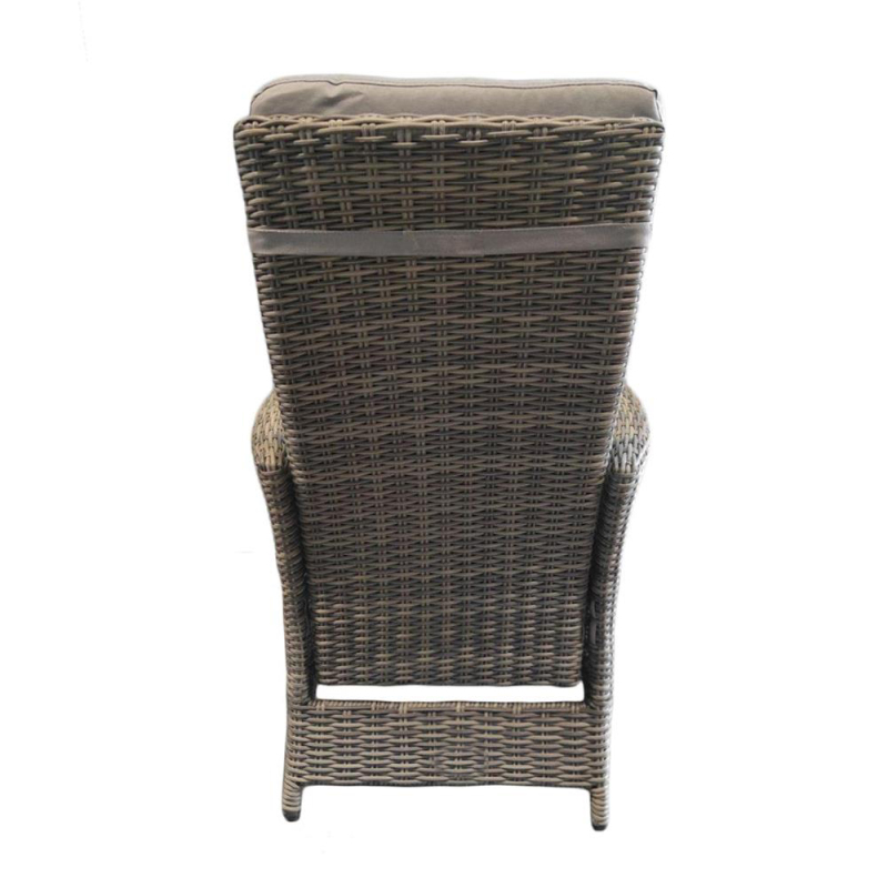 Outdoor Garden Furniture Wicker And Rattan With Adjustable High Backrest Chair
