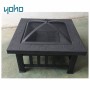 Cover round endless summer steel propane outdoor furniture fire pit table