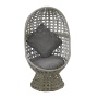 Wicker Synthetic Egg Chair Sets Apple Shape Rattan Stand Chair