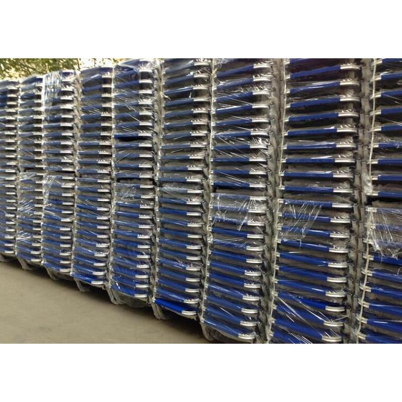 YOHO Hot sale Outdoor Leisure Stackable sunbed Folding Metal Aluminium Sun Loungers For Swimming Pool
