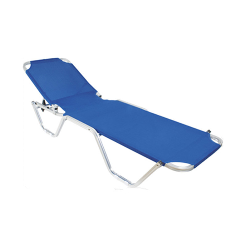 YOHO Hot sale Outdoor Leisure Stackable sunbed Folding Metal Aluminium Sun Loungers For Swimming Pool