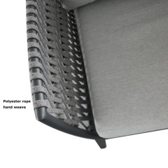Yoho Wicker Rattan Set KD Backyard Outdoor Aluminum Patio Furniture Garden Sofa Set Furniture