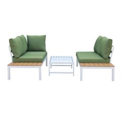 Outdoor Metal Furniture Sofa Sets Multi-function Aluminum Patio Conversation Sets