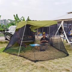 Outdoor SUV Car Camping Tent Mosquito Net Portable Folding Awning Tents