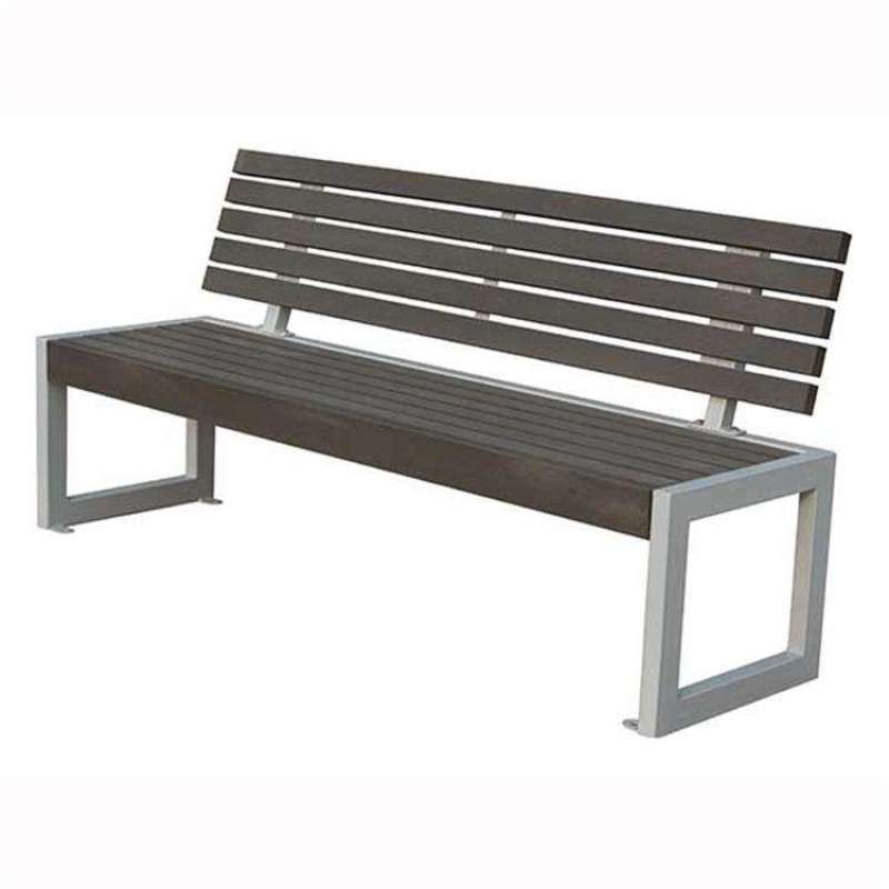 YOHO Hot sale full KD outdoor Patio love seat chair High Quality extrude aluminum Park bench