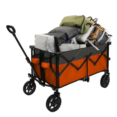 Adjustable Folding Custom OEM Collapsible Outdoor Garden Picnic Trolley Wagon Camping Cart Utility Car Wagon