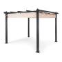YOHO High Quality Outdoor Pergola Movable type sunshade Roof, garden arches arbours pergolas outdoor gazebo