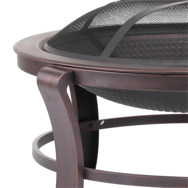 YOHO iron dome patio fire pit table