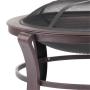 YOHO iron dome patio fire pit table