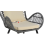 New Design hot sale Outdoor aluminum  garden  furniture  5 pcs polyester rope set