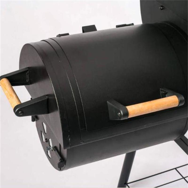 Trolley  BBQ grills wood fuel steel charcoal smoker