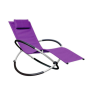 Outdoor Patio Garden beach  Metal Chaise rocking zero gravity recliner chair