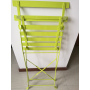 3Pcs Outdoor Garden Metal Furniture Foldable Table & Chairs Bistro Set