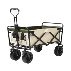 YOHO Top quality beach wagon cart Outdoor patio garden camping bbq hand carts trolleys with heavy duty