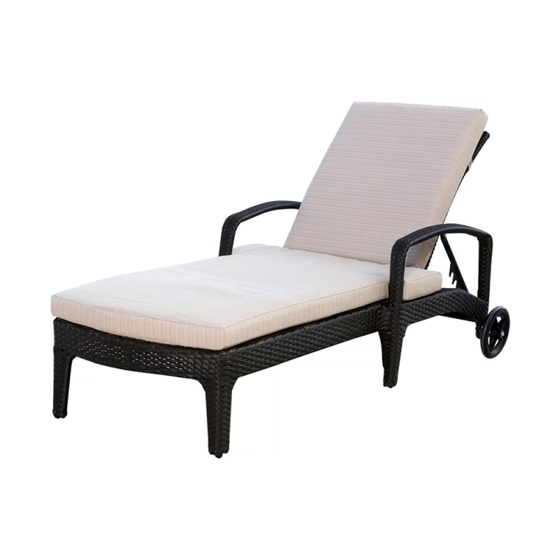 Outdoor garden extrude aluminum patio lounge chairse KD poolside beach sun lounger chair