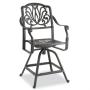 Outdoor Wholesale swivel dining chair cast aluminum raw material with gild chair