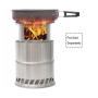 Customized BBQ GAS FIRE Smokeless Fire Pit Camping facility Stainless Steel Wood Burning  Fire Pit