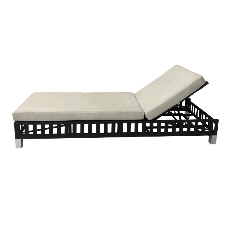 Modern Aluminium  outdoor lounger chair chaise spain garden lounger Patio Hotel Beach Furniture Pool Lounger