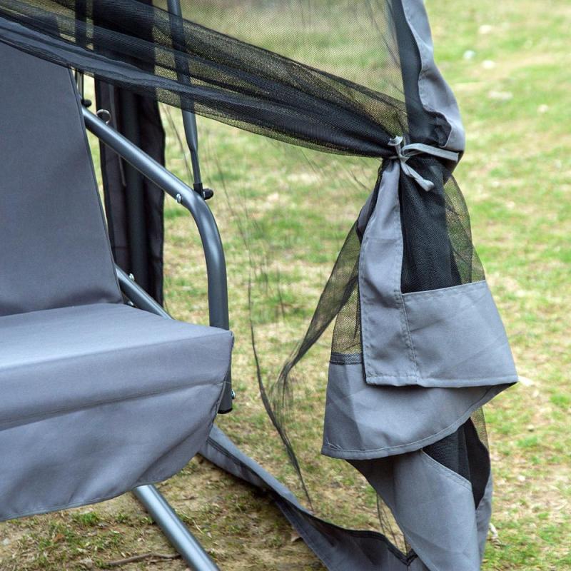 3-person patio outdoor garden swing chair