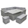 High quality  Garden outdoor furniture Sets  aluminium outdoor set 5pcs  patio furniture with  steel ice bucket set