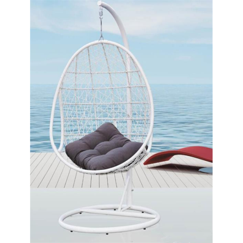 Manufacturers Direct Sale Rattan Patio Chair Hanging Egg Chair Single Seat Swing Chair
