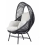 Yoho Garden furniture egg chair swing zero gravity chair outdoor wicker egg chair