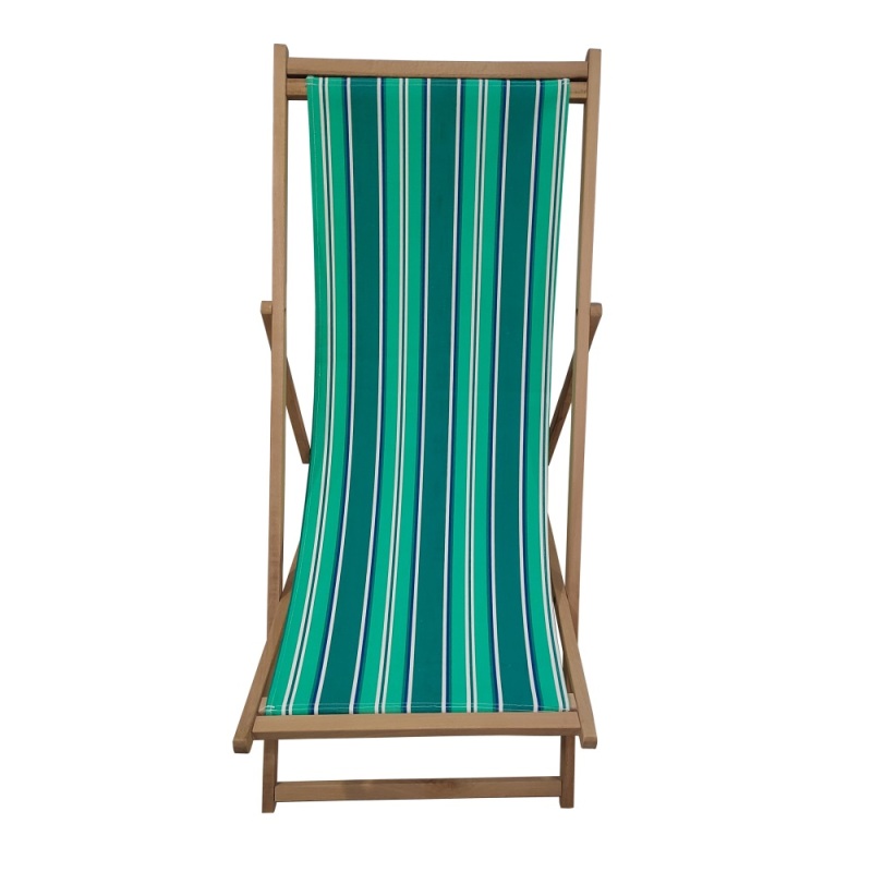 Wholesale foldable wooden lounge portable folding reclining beach deck chair camping outdoor furniture