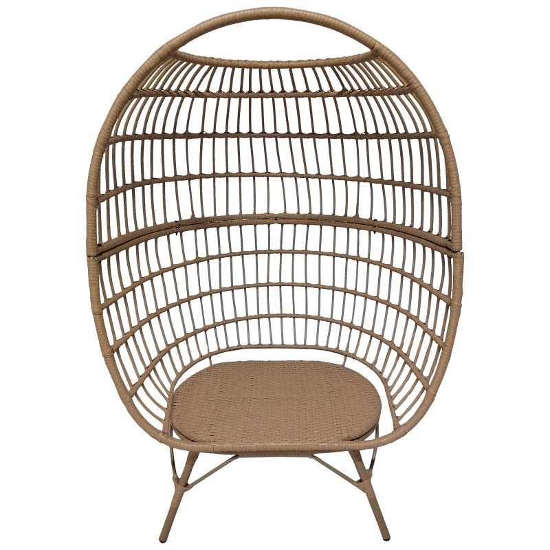 YOHO High Quality Egg Rattan Chair Outdoor Garden Single Chair Patio Leisure Rattan Egg chair with stand for adults/teenagers