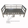 White Outdoor Sofa Set sectional Aluminum Garden Sofa De Patio for leisure