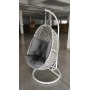 Cheap Price Garden Hanging Chair Outdoor Swing  Egg Chair With Stand With Comfortable Cushions
