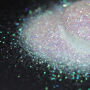 Hot sale high quality multi color Rainbow effect nail glitter powder PET powder for Nail lipgloss eye shadow slime Craft resin