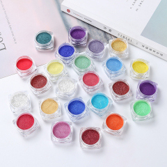 24 Colors Wholesale Natural Mica Powder Set in jar resin pigment for Epoxy Resin Paint Slime Handmade Soap DIY Cosmetics