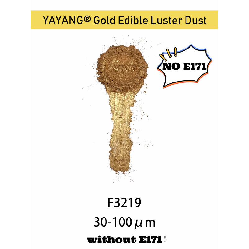 FREE Titanium dioxide Edible Gold Luster