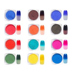 Wholesale Magic Temperature Change Color Nail Art Powder Thermochromic Pigment Powder for nail polish ink arts paint