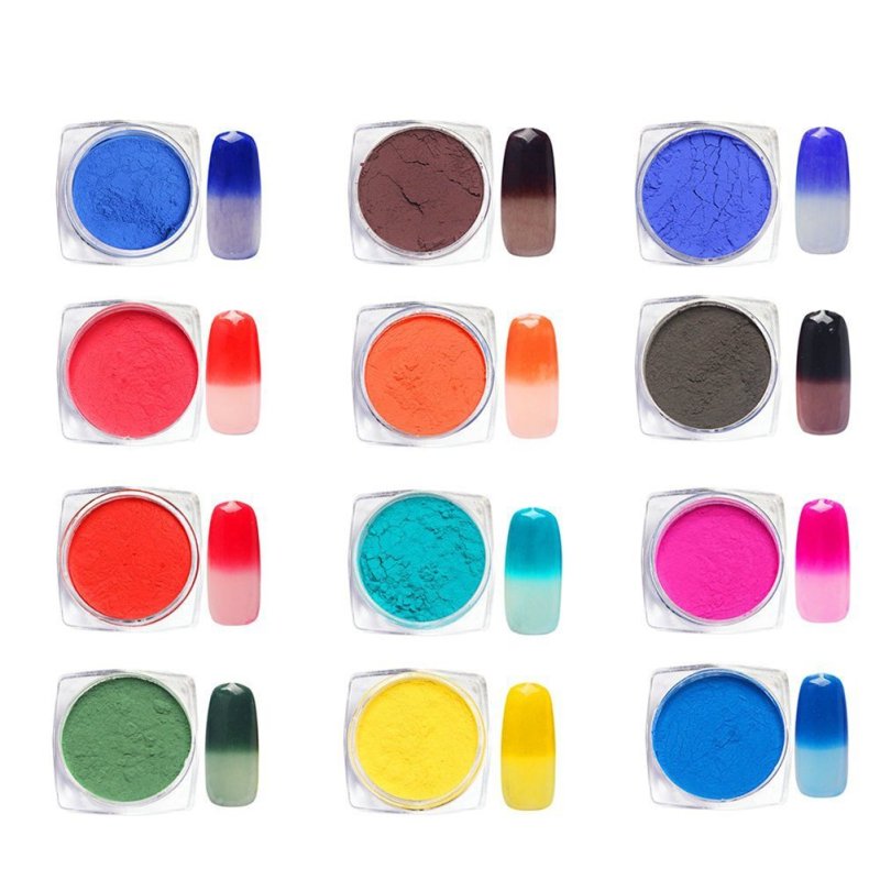 Wholesale Wholesale Magic Temperature Change Color Nail Art Powder