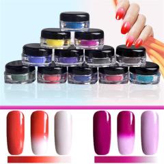 15 colors thermochromic color temperature changing color pigment for nail