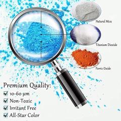 Colorful Mica Powder Recolored Series Pearl Pigment for DIY Slime Soap Making