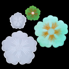 Hot Selling DIY Creative Resin Mold Shining coaster silicone mold For Epoxy Resin for resin crafts jewelry
