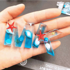DIY silicone resin molds letter alphabet pendant jewelry epoxy molds Resin lowercase letter mirror epoxy mold for DIY Handmake