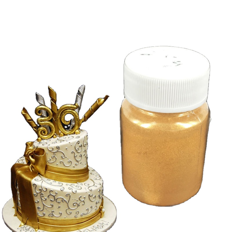 Poudre D'or Comestible Pour Décoration De Gâteau, Pigment